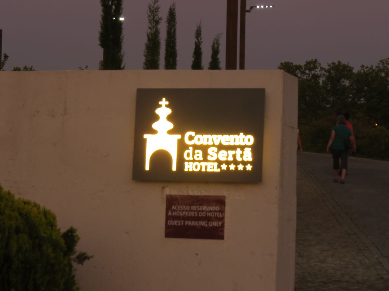 Portugal – convent at night