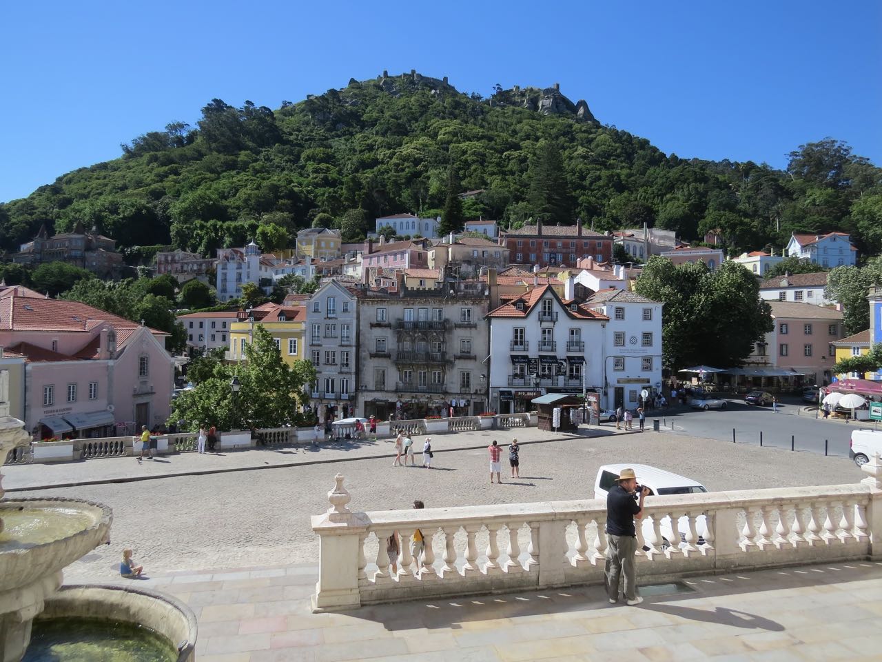Portugal - main square, Sintra